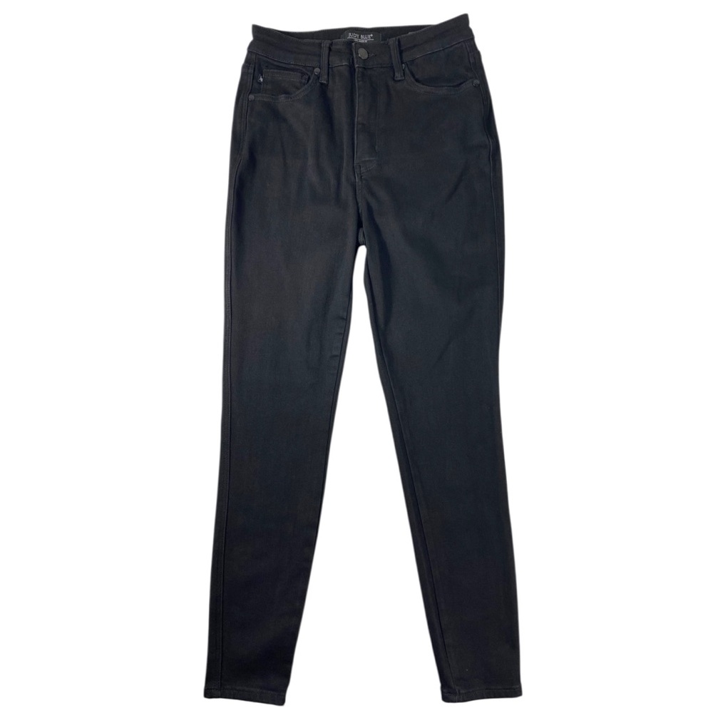 Judy Blue Jeans Womens 5/27 Black High Rise Skinny Fit  Stretch Denim